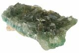 Green Cubic Fluorite Crystal Cluster - China #163553-1
